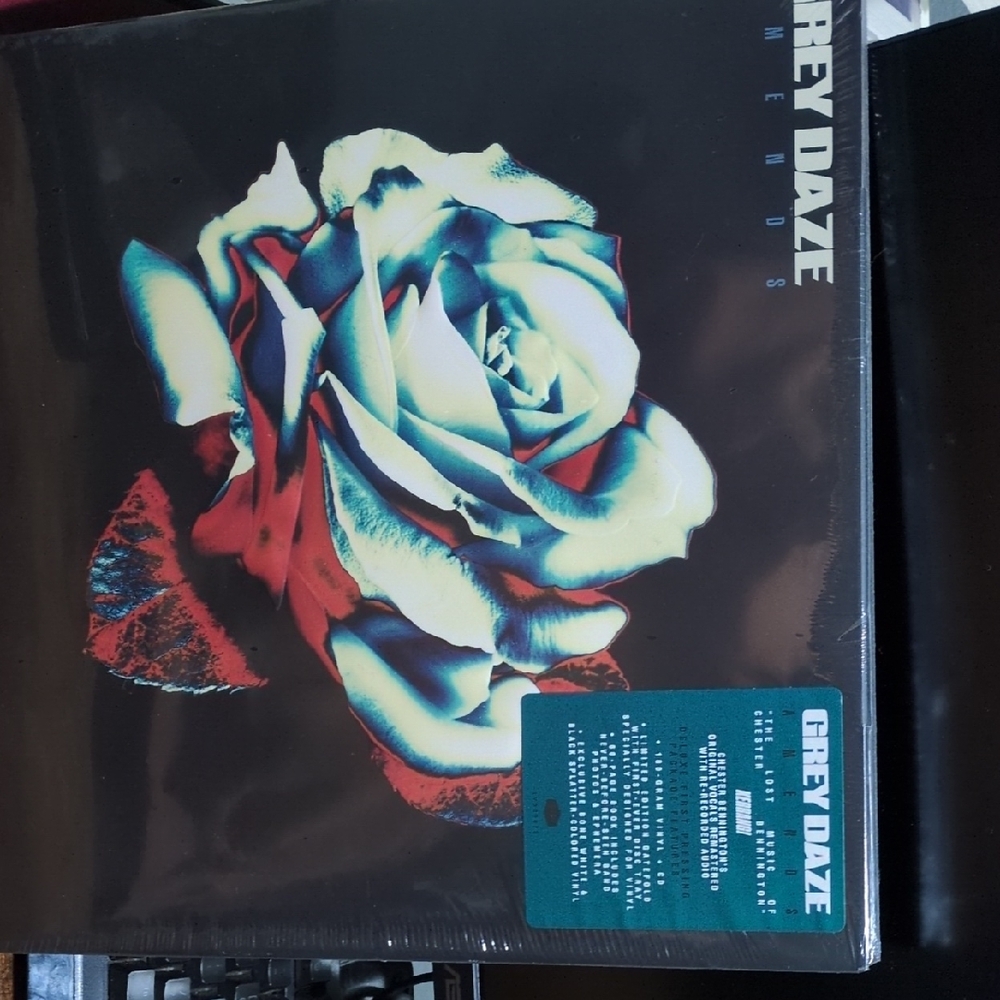 Grey Daze Album with Colorful Rose Cover